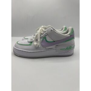 Nike Air Force 1 Shadow Sail Women Size 8.5 White Green Low Top Shoes CU8591-103